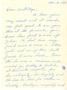 Letter: [Letter from Juanita to Olga Herff - November 2, 1959]
