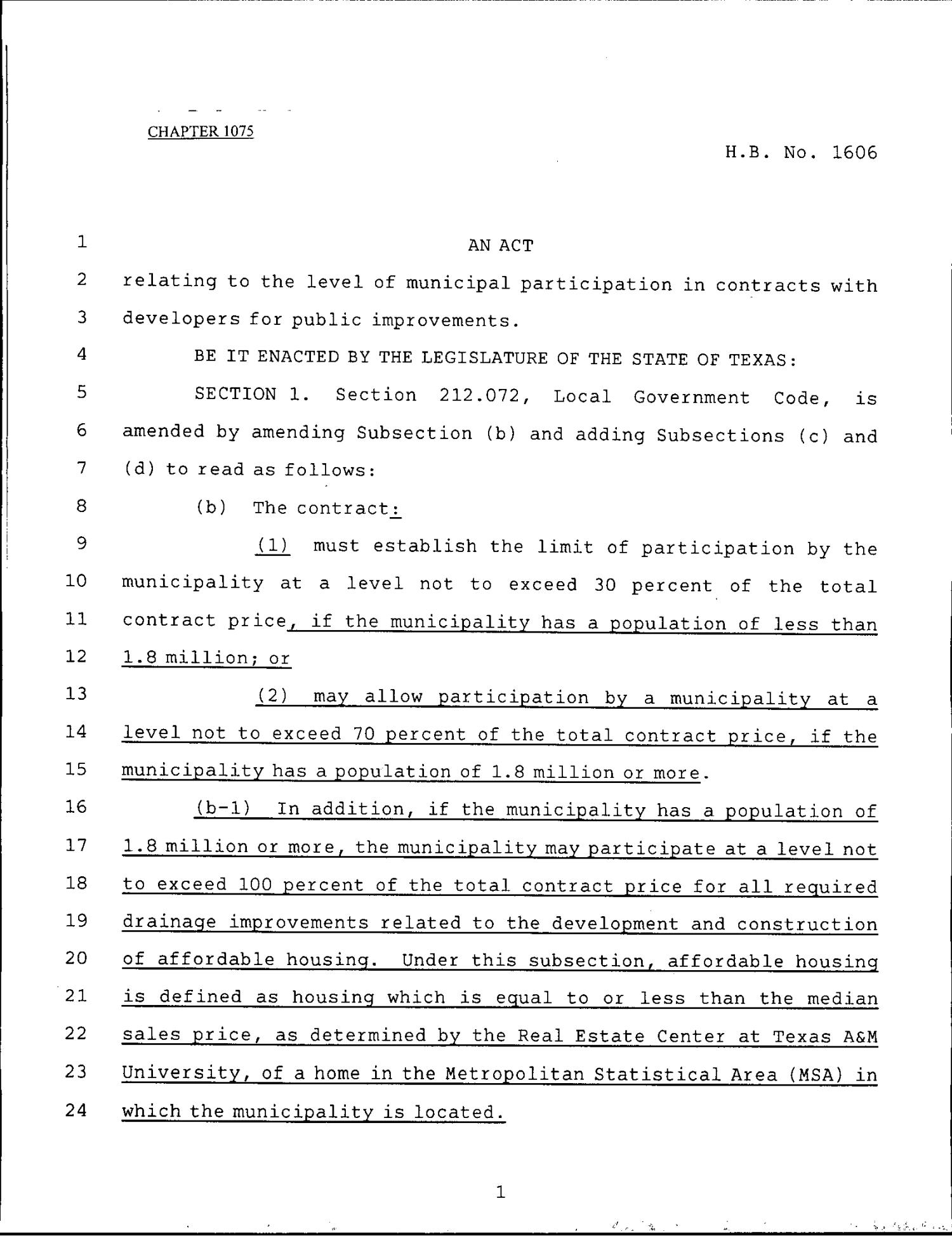 79th Texas Legislature, Regular Session, House Bill 1606, Chapter 1075
                                                
                                                    [Sequence #]: 1 of 3
                                                