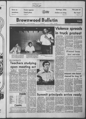 Primary view of object titled 'Brownwood Bulletin (Brownwood, Tex.), Vol. 79, No. 208, Ed. 1 Friday, June 15, 1979'.