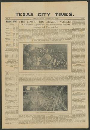 Primary view of object titled 'Texas City Times. (Texas City, Tex.), Vol. 1, No. 14, Ed. 1 Saturday, July 31, 1909'.