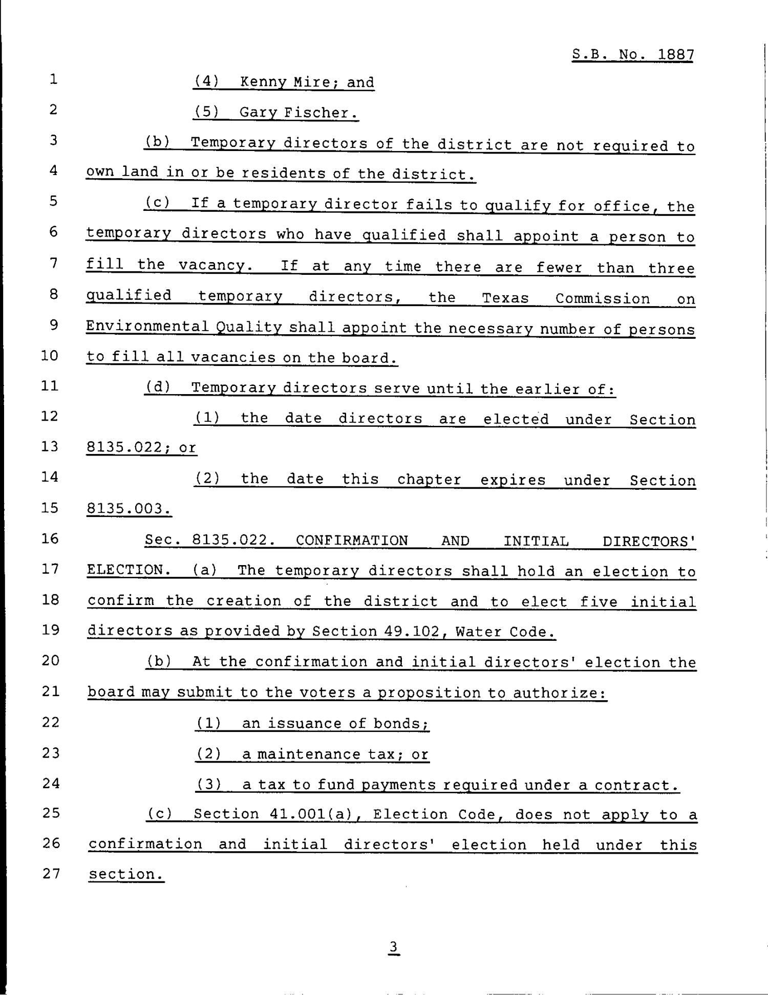79th Texas Legislature, Regular Session, Senate Bill 1887, Chapter 464
                                                
                                                    [Sequence #]: 3 of 29
                                                