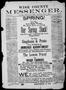 Newspaper: Wise County Messenger. (Decatur, Tex.), No. 367, Ed. 1 Saturday, Apri…