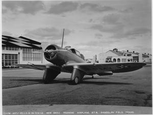 Primary view of object titled 'New Basic Training Airplane BT-8'.