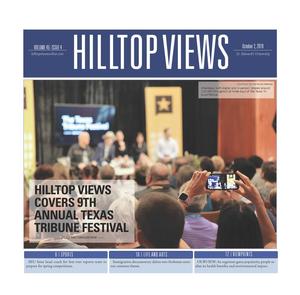 Primary view of object titled 'Hilltop Views (Austin, Tex.), Vol. 45, No. 4, Ed. 1 Wednesday, October 2, 2019'.