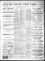 Newspaper: San Antonio Daily Light. (San Antonio, Tex.), Vol. 7, No. 117, Ed. 1 …