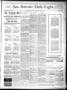 Thumbnail image of item number 1 in: 'San Antonio Daily Light. (San Antonio, Tex.), Vol. 7, No. 162, Ed. 1 Tuesday, August 9, 1887'.