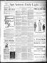 Newspaper: San Antonio Daily Light. (San Antonio, Tex.), Vol. 7, No. 249, Ed. 1 …