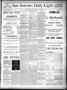 Newspaper: San Antonio Daily Light. (San Antonio, Tex.), Vol. 8, No. 17, Ed. 1 W…