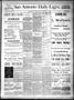 Newspaper: San Antonio Daily Light. (San Antonio, Tex.), Vol. 8, No. 26, Ed. 1 S…