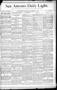 Newspaper: San Antonio Daily Light. (San Antonio, Tex.), Vol. 8, No. 151, Ed. 1 …