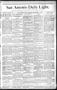 Newspaper: San Antonio Daily Light. (San Antonio, Tex.), Vol. 8, No. 171, Ed. 1 …