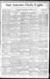 Newspaper: San Antonio Daily Light. (San Antonio, Tex.), Vol. 8, No. 188, Ed. 1 …
