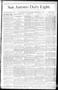 Primary view of San Antonio Daily Light. (San Antonio, Tex.), Vol. 8, No. 193, Ed. 1 Thursday, September 27, 1888