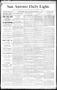 Newspaper: San Antonio Daily Light. (San Antonio, Tex.), Vol. 9, No. 24, Ed. 1 S…