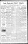 Newspaper: San Antonio Daily Light. (San Antonio, Tex.), Vol. 9, No. 35, Ed. 1 T…