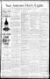 Newspaper: San Antonio Daily Light. (San Antonio, Tex.), Vol. 10, No. 22, Ed. 1 …