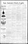 Newspaper: San Antonio Daily Light. (San Antonio, Tex.), Vol. 10, No. 44, Ed. 1 …