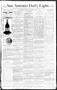 Thumbnail image of item number 1 in: 'San Antonio Daily Light. (San Antonio, Tex.), Vol. 10, No. 122, Ed. 1 Saturday, June 14, 1890'.