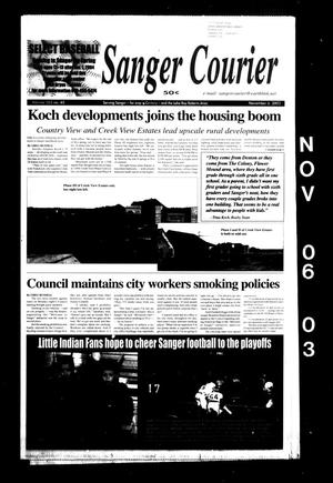 Sanger Courier (Sanger, Tex.), Vol. 105, No. 45, Ed. 1 Thursday, November 6, 2003