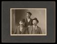 Photograph: [Three men: Brown, Barry, and Mulford]