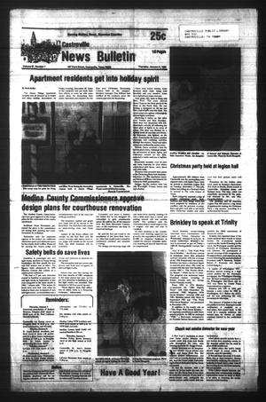 Primary view of object titled 'Castroville News Bulletin (Castroville, Tex.), Vol. 27, No. 1, Ed. 1 Thursday, January 2, 1986'.