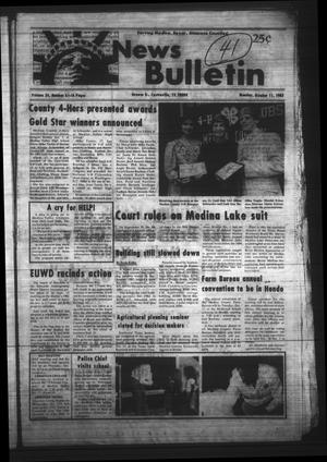 News Bulletin (Castroville, Tex.), Vol. 24, No. 41, Ed. 1 Monday, October 11, 1982