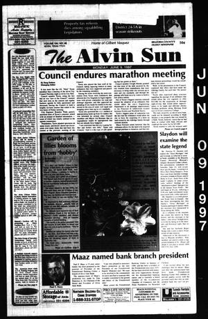 Primary view of object titled 'The Alvin Sun (Alvin, Tex.), Vol. 106, No. 88, Ed. 1 Monday, June 9, 1997'.
