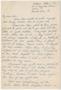Letter: [Letter from William Katsur to Lt. Comdr. E. E. Roberts Jr.]