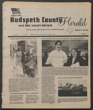 Primary view of object titled 'Hudspeth County Herald and Dell Valley Review (Dell City, Tex.), Vol. 35, No. 47, Ed. 1 Friday, July 10, 1992'.