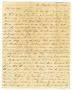 Primary view of [Letter from David Fentress to his wife Clara, August 28, 1863]