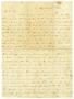 Primary view of [Letter from David Fentress to his wife Clara, September 3, 1863]