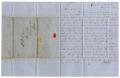 Thumbnail image of item number 1 in: '[Letter from David Fentress to his wife Clara, March 31, 1862]'.