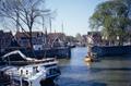 Photograph: [Boat Moving Through Hoorn Canal]