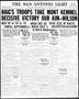 Thumbnail image of item number 1 in: 'The San Antonio Light (San Antonio, Tex.), Vol. 38, No. 224, Ed. 1 Saturday, August 31, 1918'.