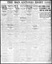 Thumbnail image of item number 1 in: 'The San Antonio Light (San Antonio, Tex.), Vol. 40, No. 30, Ed. 1 Wednesday, February 18, 1920'.