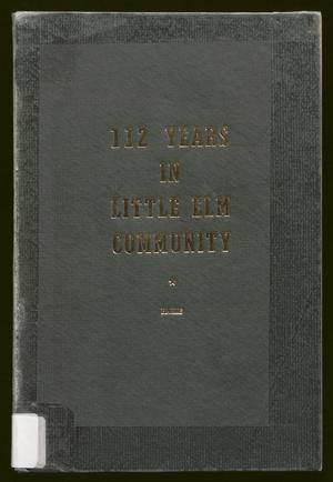 Primary view of object titled '112 Years in Little Elm Community'.
