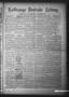 Newspaper: La Grange Deutsche Zeitung. (La Grange, Tex.), Vol. 14, No. 47, Ed. 1…