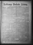 Newspaper: La Grange Deutsche Zeitung. (La Grange, Tex.), Vol. 15, No. 10, Ed. 1…