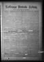Newspaper: La Grange Deutsche Zeitung. (La Grange, Tex.), Vol. 15, No. 12, Ed. 1…