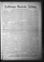 Newspaper: La Grange Deutsche Zeitung. (La Grange, Tex.), Vol. 15, No. 37, Ed. 1…