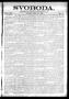 Newspaper: Svoboda. (La Grange, Tex.), Vol. 22, No. 54, Ed. 1 Friday, July 5, 19…
