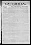 Newspaper: Svoboda. (La Grange, Tex.), Vol. 24, No. 9, Ed. 1 Friday, January 29,…