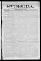 Newspaper: Svoboda. (La Grange, Tex.), Vol. 25, No. 5, Ed. 1 Tuesday, January 18…