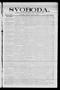 Newspaper: Svoboda. (La Grange, Tex.), Vol. 25, No. 11, Ed. 1 Tuesday, February …