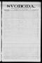 Newspaper: Svoboda. (La Grange, Tex.), Vol. 25, No. 24, Ed. 1 Friday, March 25, …