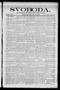 Newspaper: Svoboda. (La Grange, Tex.), Vol. 25, No. 38, Ed. 1 Friday, May 13, 19…