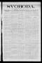 Newspaper: Svoboda. (La Grange, Tex.), Vol. 25, No. 76, Ed. 1 Friday, September …
