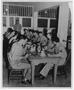 Photograph: [Eleanor Roosevelt Chows with Marines]