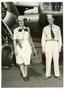 Photograph: [Lieutenant Giampetruzzi & Lieutenant E.C. Day in Front of a Plane]