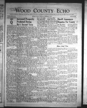 Wood County Echo (Quitman, Tex.), Vol. 27, No. 16, Ed. 1 Thursday, December 27, 1956
